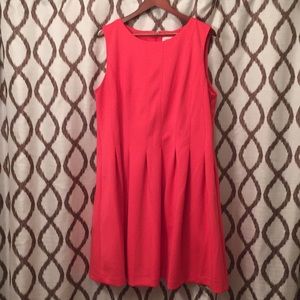 Pink Calvin Klein shift dress